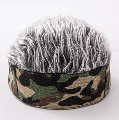 Retro Wig Cap - styled view