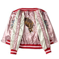 Reversible Tiger Mount Fuji Embroidered Jacket for Women - front view