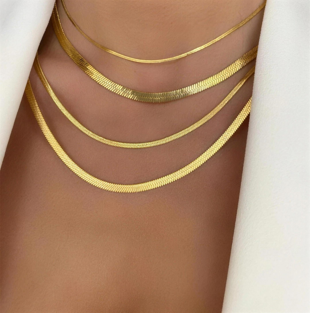 Snake Chain Choker - front view