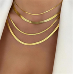 Snake Chain Choker - front view