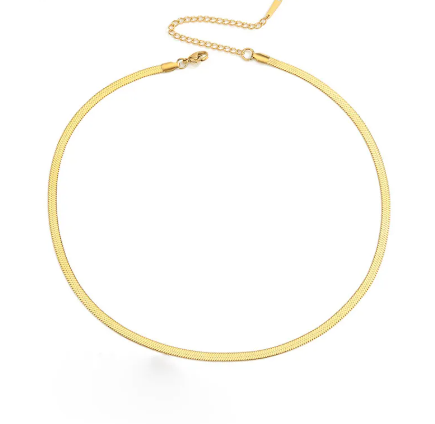 Snake Chain Choker - front view