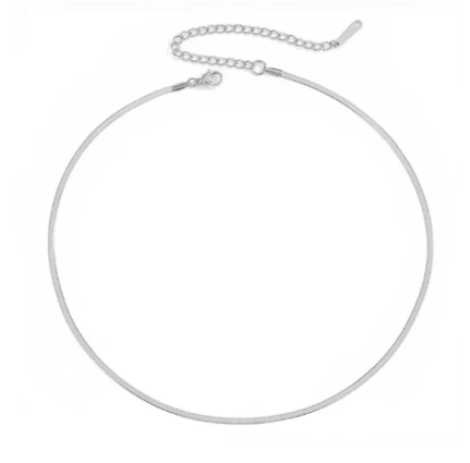 Snake Chain Choker - styled view