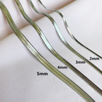 Snake Chain Choker - side view