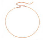 Snake Chain Choker - back view