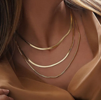 Snake Chain Choker - close-up