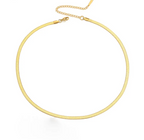 Snake Chain Choker - scale view