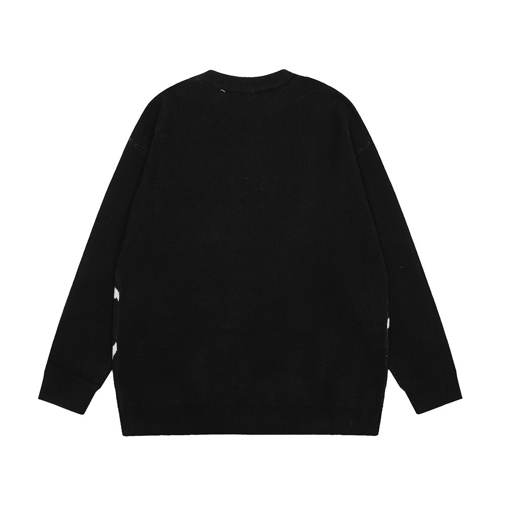 Spider Web Knitted Sweater - front view