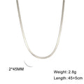 Stainless Steel Choker - front view