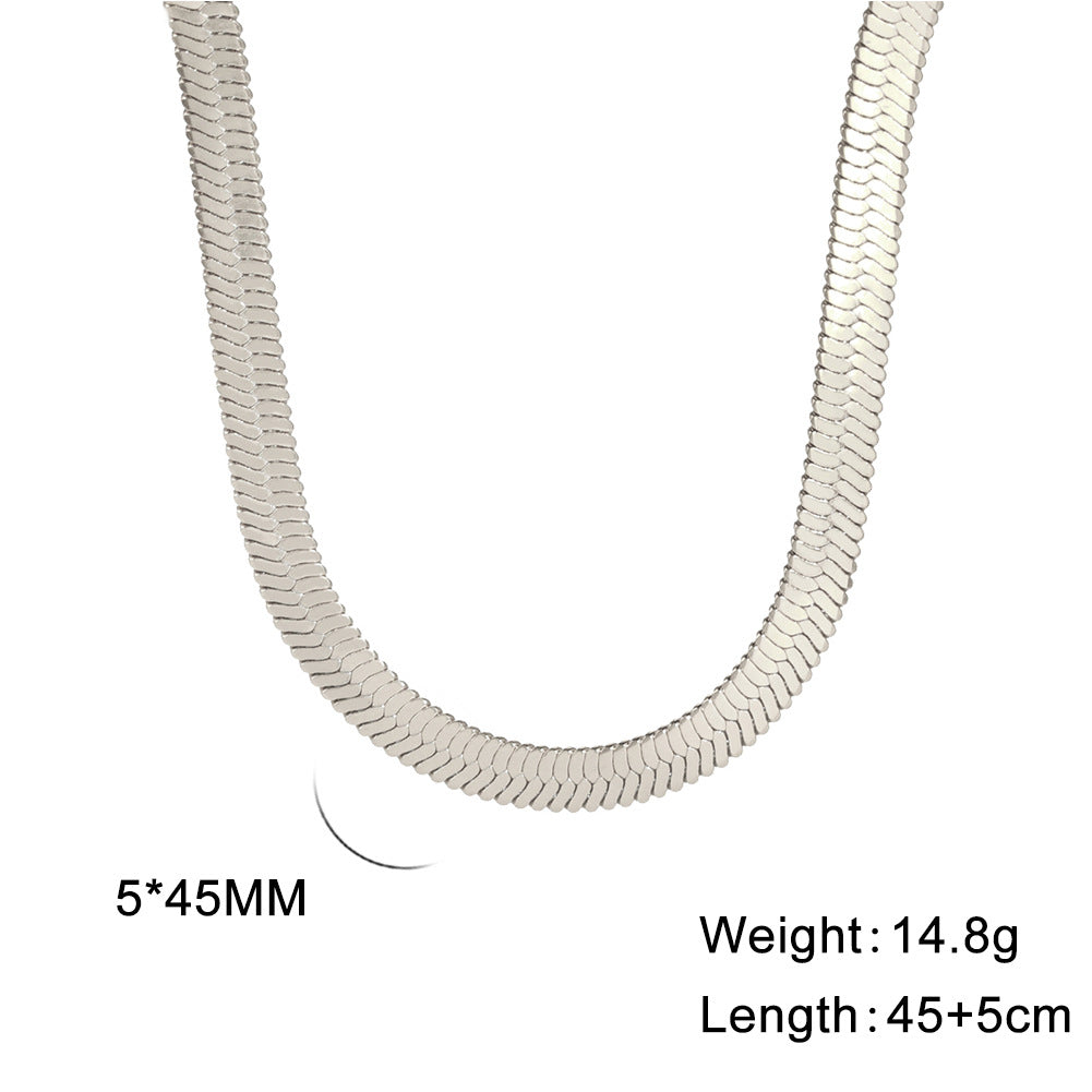 Stainless Steel Choker - front view