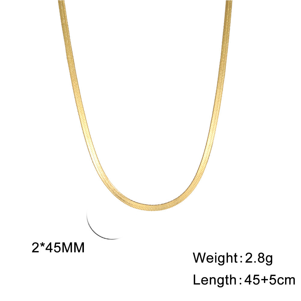 Stainless Steel Choker - back view