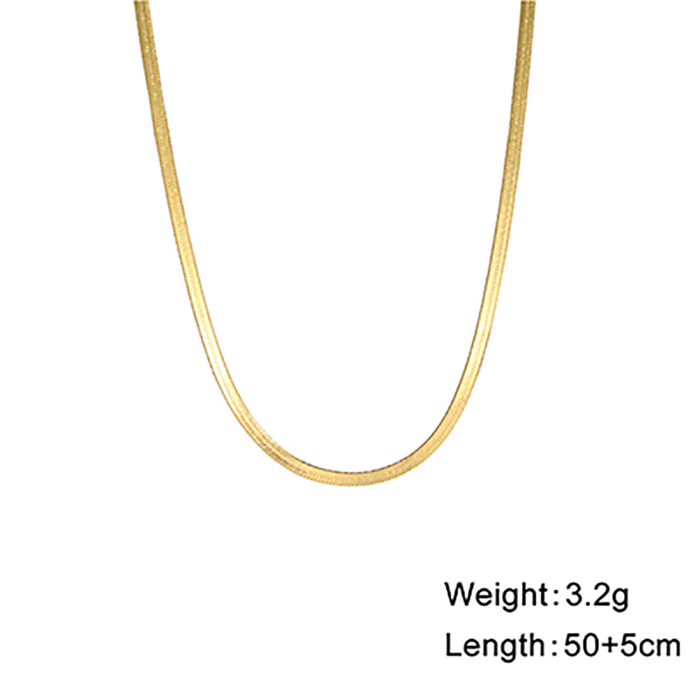 Stainless Steel Choker - styled view