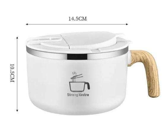 Stainless Steel Instant Noodle Bowl - scale view