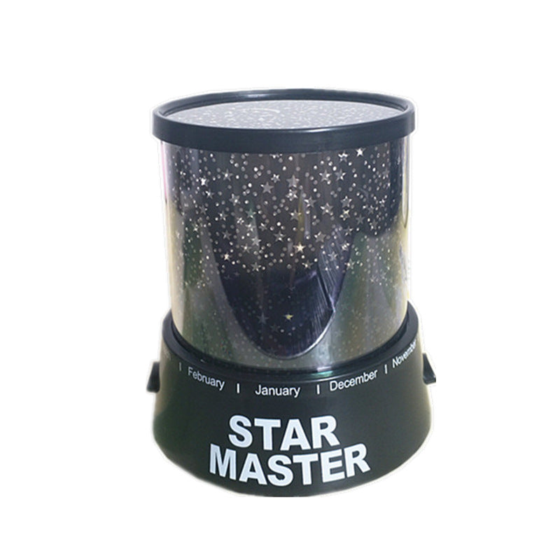 Starry Sky Projector Lamp with Ambient Lighting - side view