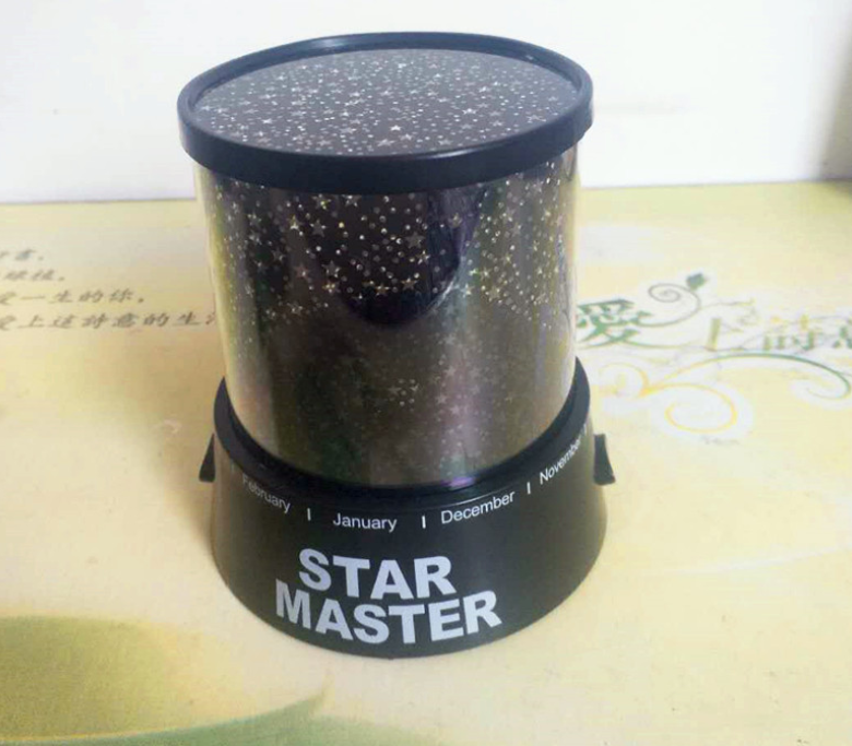 Starry Sky Projector Lamp with Ambient Lighting - close-up