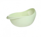 Thickened Rice Washing Bowl and Vegetable Strainer - front view
