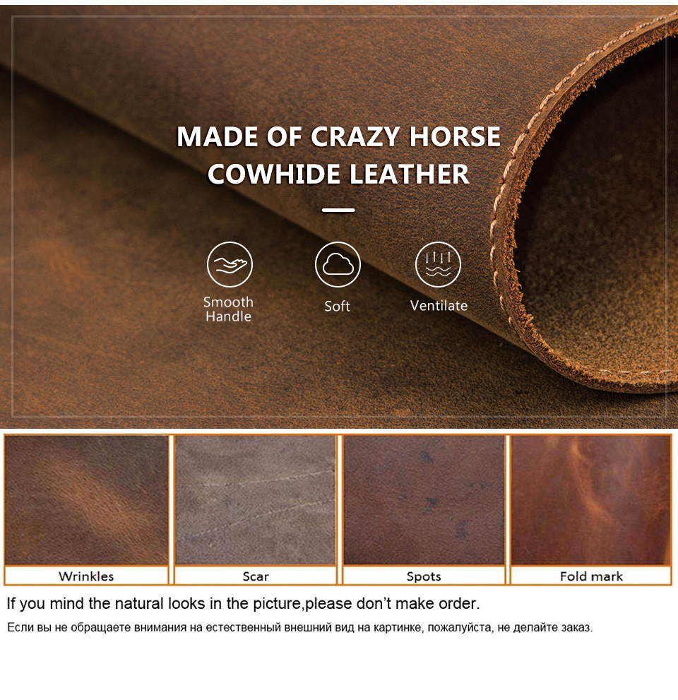 Vintage Leather Desk Pad - Extra Large Non-Slip Mat - scale view