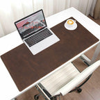 Vintage Leather Desk Pad - Extra Large Non-Slip Mat - packaging view
