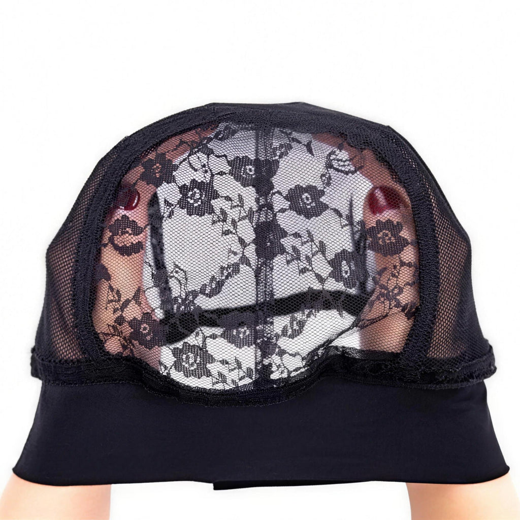 Wig Cap for Headband Wig - 2 PCS Headband Wig Cap for Wig Making Lace Wig Cap with - front view