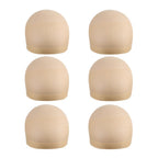 YANTAISIYU 6 Pieces Wig Caps Stocking Wig Cap for Lace Front Wigs Nylon Wig Cap for Women - back view